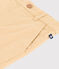 Boys' Cotton Canvas Bermuda Shorts FACILE beige