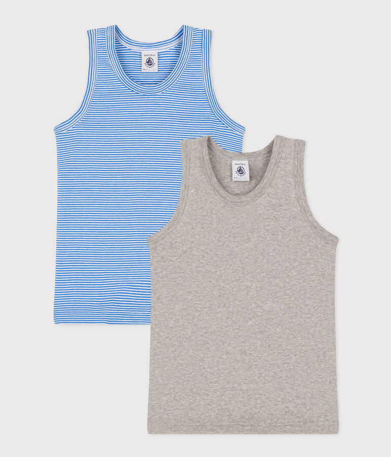 Children's Essential Cotton Vests - 2-Pack multicolor