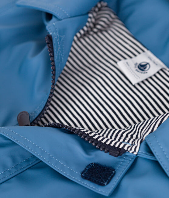 Babies' iconic raincoat BEACH blue
