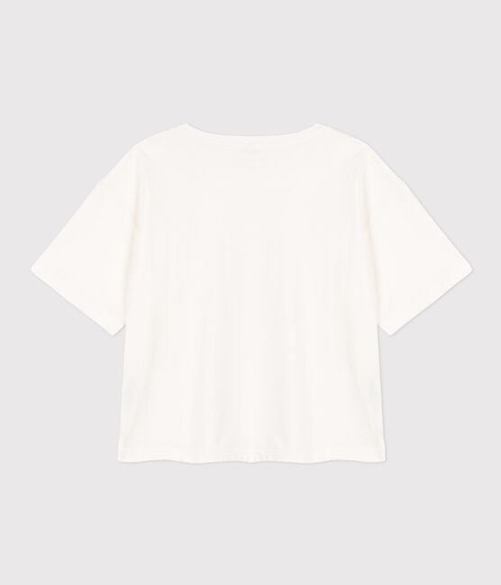 Women's Boxy Cotton T-Shirt MARSHMALLOW white