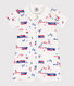 Babies' Paris-Themed Cotton Playsuit