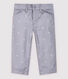 Baby Boys' Embroidered Twill Trousers
