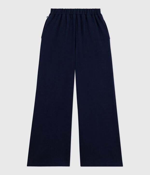 Women's cotton trousers blue
