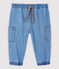 Baby Boys' Light Denim Trousers DENIM CLAIR blue