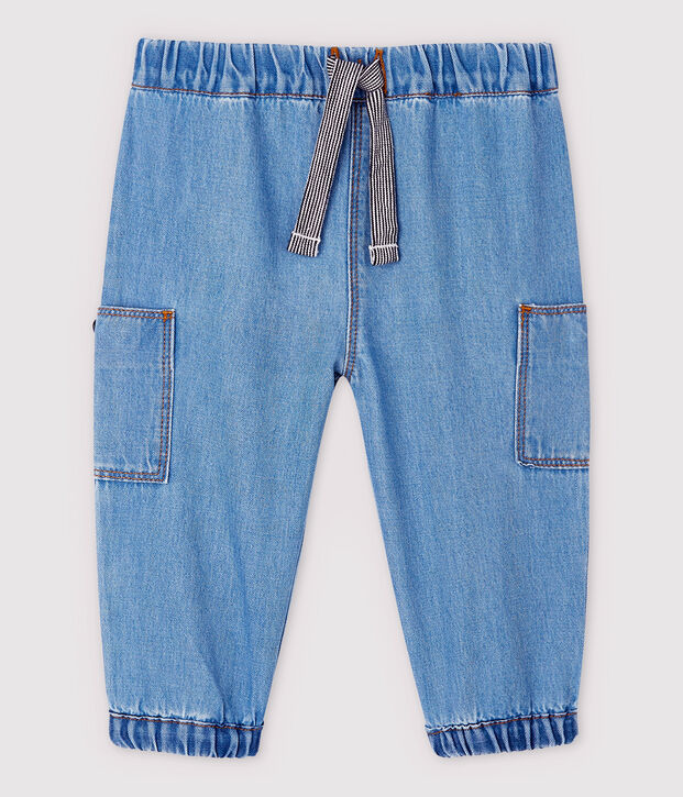 Baby Boys' Light Denim Trousers blue