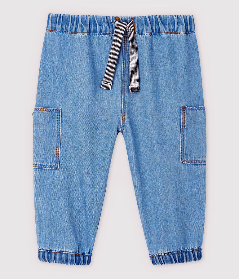 Baby Boys' Light Denim Trousers DENIM CLAIR blue