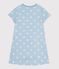 Children's short-sleeved heart-print cotton nightdress MIMI /ECUME