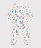 Babies' Paris Print Cotton Pyjamas MARSHMALLOW white/MULTICO white