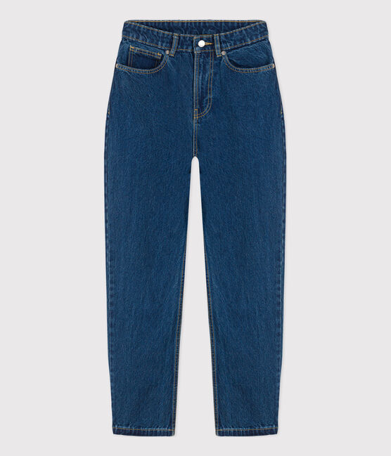Women's Eco-Friendly Cotton Jeans BLEU DELAVE blue