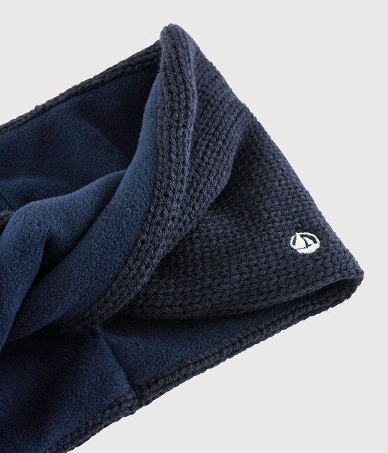 Unisex Cabled Snood SMOKING blue