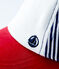 Tricoloured Baby Cap MARSHMALLOW white/MULTICO white