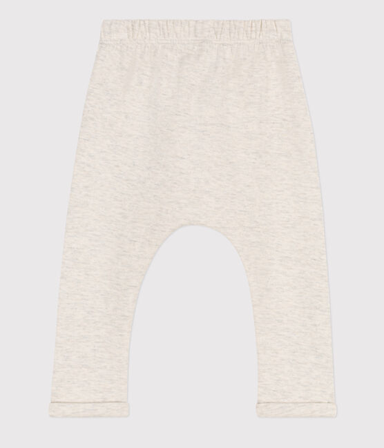 Babies' Thick Jersey Trousers MONTELIMAR CHINE beige