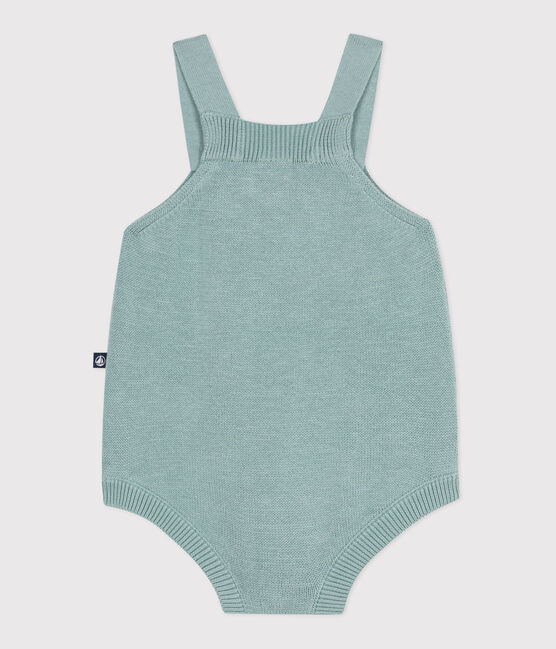 Babies' rompers knitted in a pretty pattern and with straps PAUL green