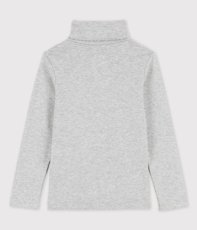 Children's Unisex Cotton Roll Neck grey