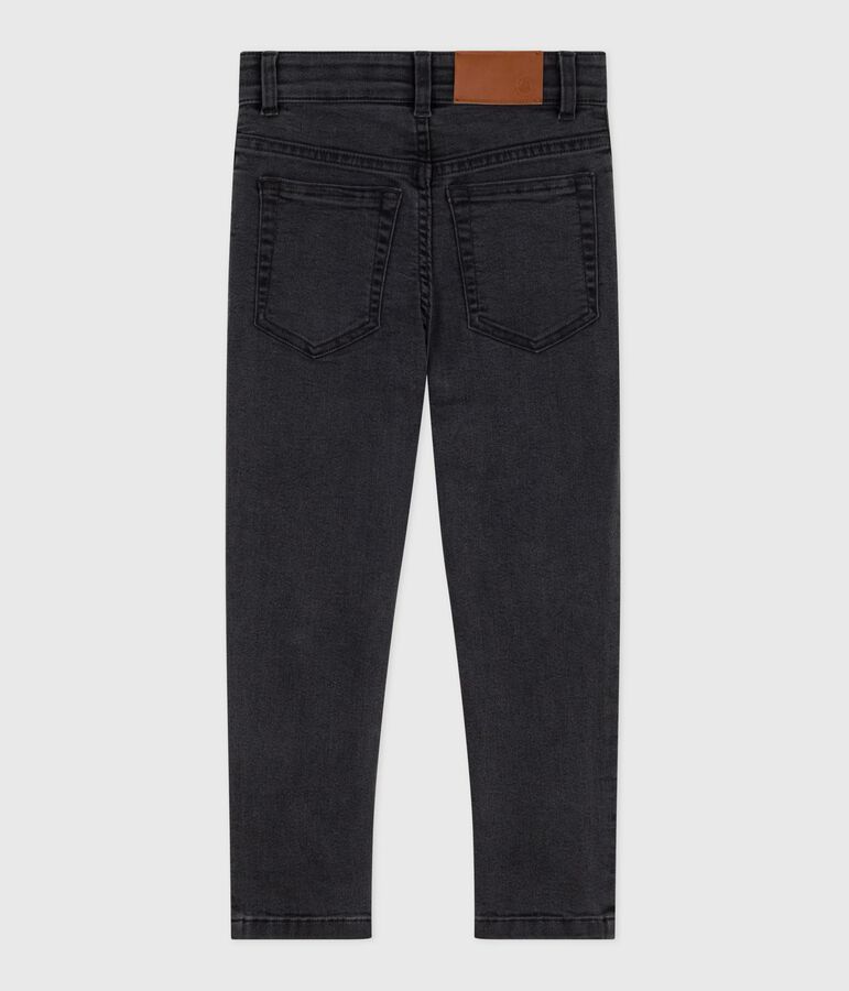 Children's denim trousers black