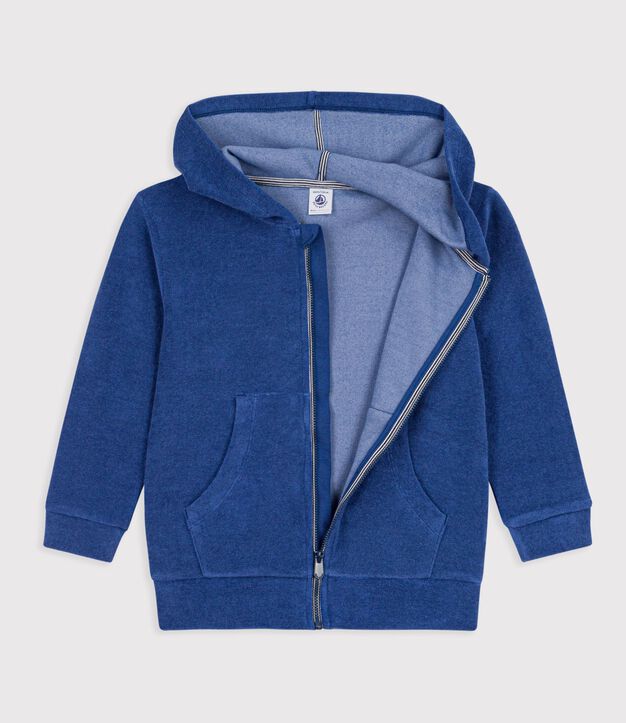 Children's zip-up cotton sweatshirt CREPUSCULE