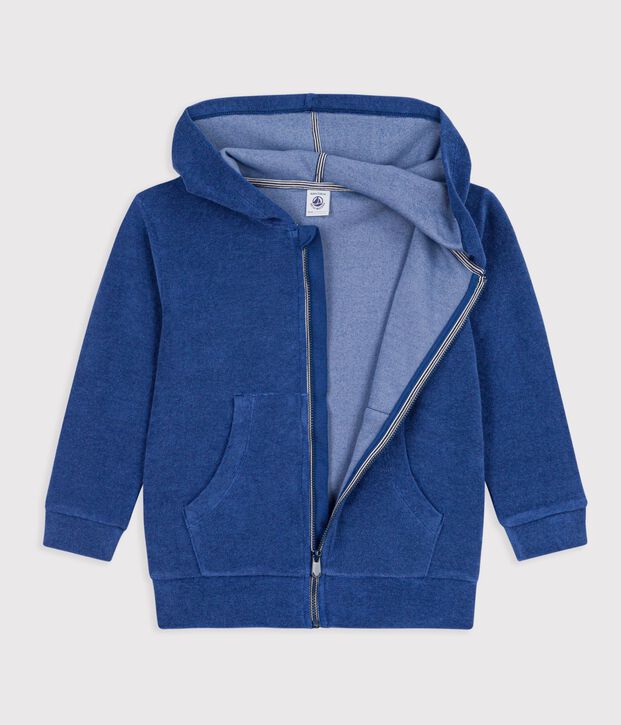 Children's zip-up cotton sweatshirt CREPUSCULE