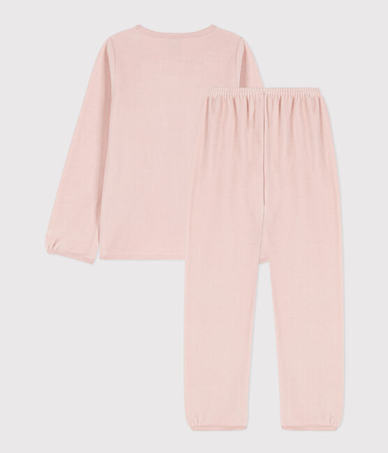Girls' Velour Pyjamas SALINE pink