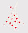 Heart Themed Cotton Comforter MARSHMALLOW white/TERKUIT red