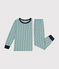 Children's raccoon print brushed fleece pyjamas PAUL /MULTICO
