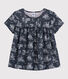 Girls' Short-Sleeved Tube Knit Blouse