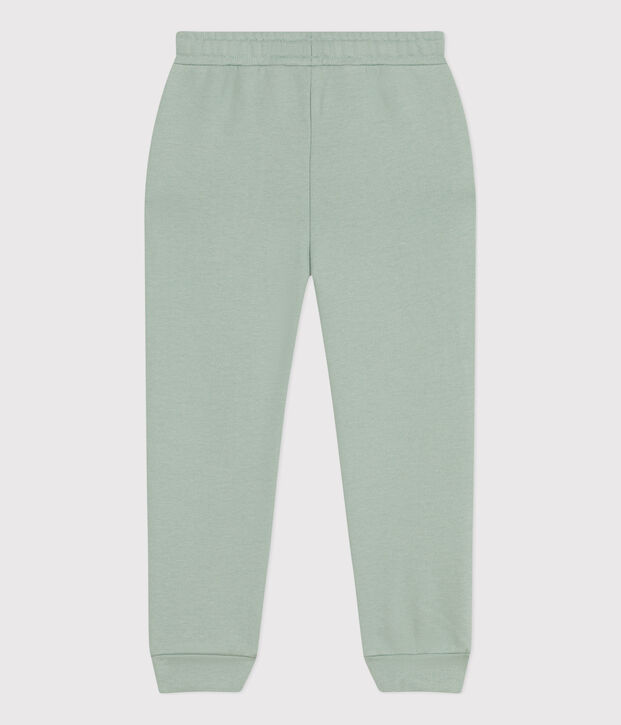 Girls' fleece jogging bottoms green