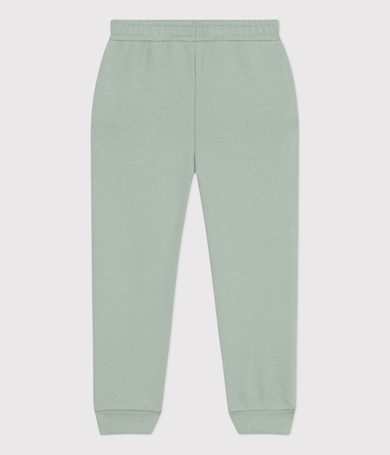 Girls' fleece jogging bottoms green
