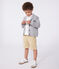 Boys' cotton cardigan CHATON CHINE grey