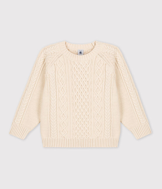 Unisex Children's Cotton Pullover AVALANCHE Ecru