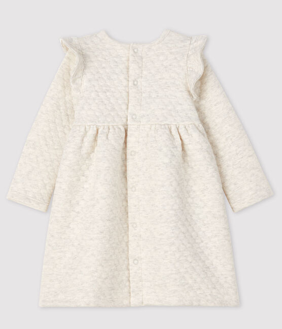 Baby girl's long-sleeved dress MONTELIMAR CHINE beige