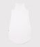 Baby sleeping bag in openwork cotton with hearts 0.5 TOG MARSHMALLOW white