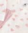 Children's heart print brushed fleece nightdress and leggings JOLI pink/MULTICO white