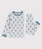 Children's velour pyjamas POUSSIERE grey/ROVER