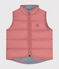 Children's Sleeveless Quilted Padded Jacket ROSEWOOD pink