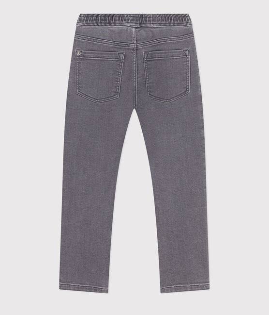 Boys' Eco-Friendly Regular Denim Trousers GRIS grey