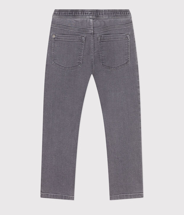 Boys' Eco-Friendly Regular Denim Trousers grey