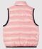 Baby's reversible puffer jacket MINOIS pink