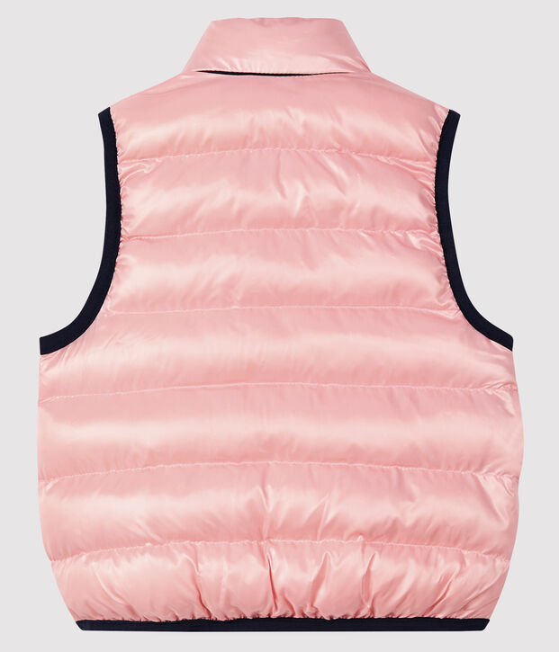 Baby's reversible puffer jacket pink