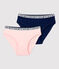 Girls' Organic Cotton Sports Briefs - 2-Pack variante 1