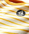 Baby Boys' Striped Long-Sleeved T-Shirt MARSHMALLOW white/BOUDOR yellow