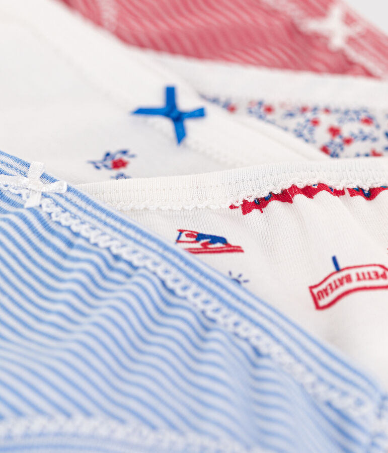 Girls' Paris Themed Cotton Briefs - 5-Pack multicolor