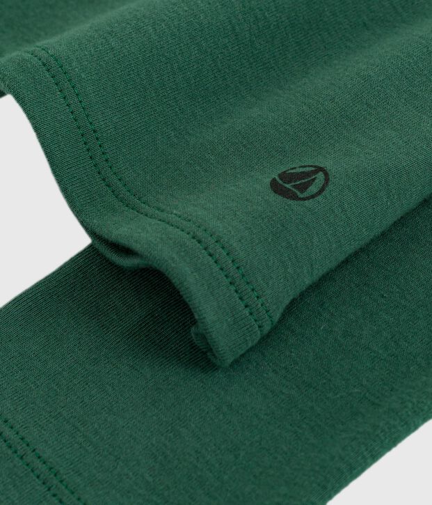 The Iconic long-sleeved cotton T-shirt for women green