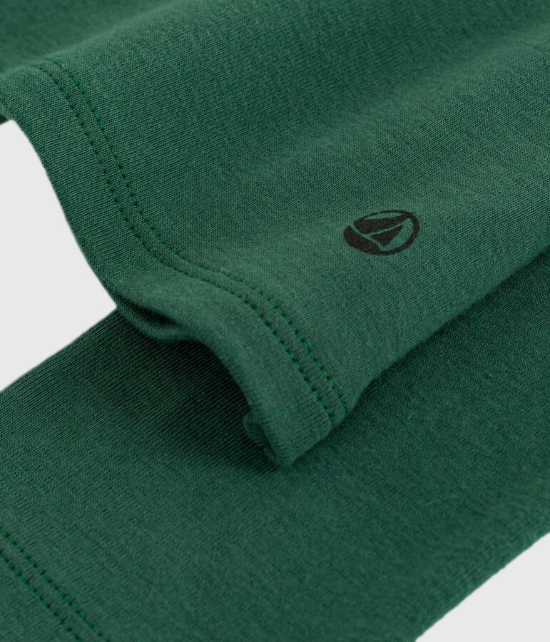 The Iconic long-sleeved cotton T-shirt for women green