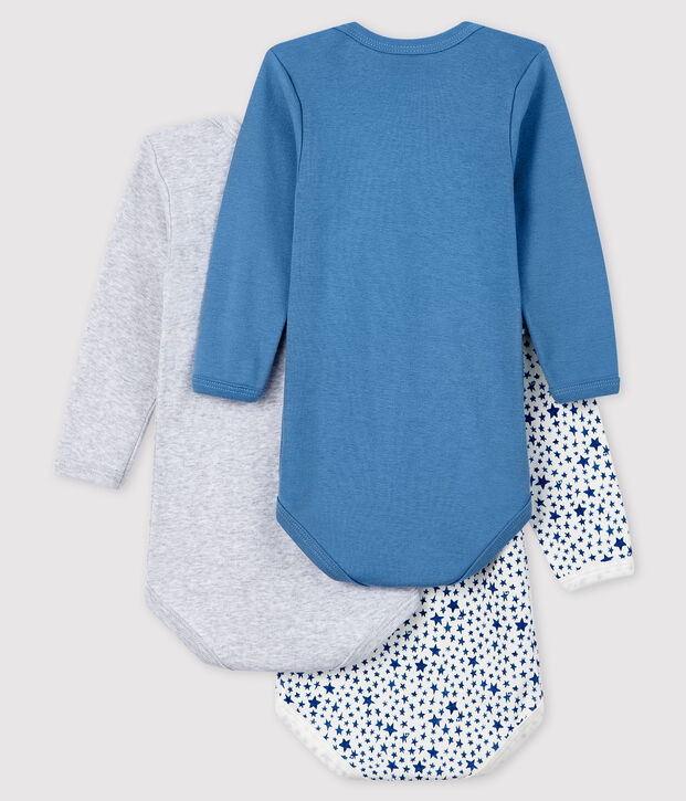 Baby Boys' Long-Sleeved Bodysuit - 3-Piece Set multicolor