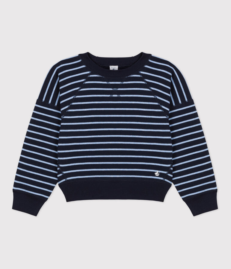 Children's Unisex Cotton Sweatshirt blue/blue