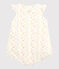 Baby Girls' Floral Organic Cotton Woven Tube Knit Playsuit MARSHMALLOW white/MULTICO white