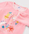 Girls' Pink Animals Yoga Velour Pyjamas GRETEL pink