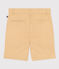 Boys' Cotton Canvas Bermuda Shorts FACILE beige