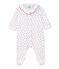 Baby girls' printed pyjamas ECUME white/PEPS red/MULTICO