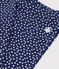 Girls' Elastane Jersey Leggings MEDIEVAL blue/MARSHMALLOW white